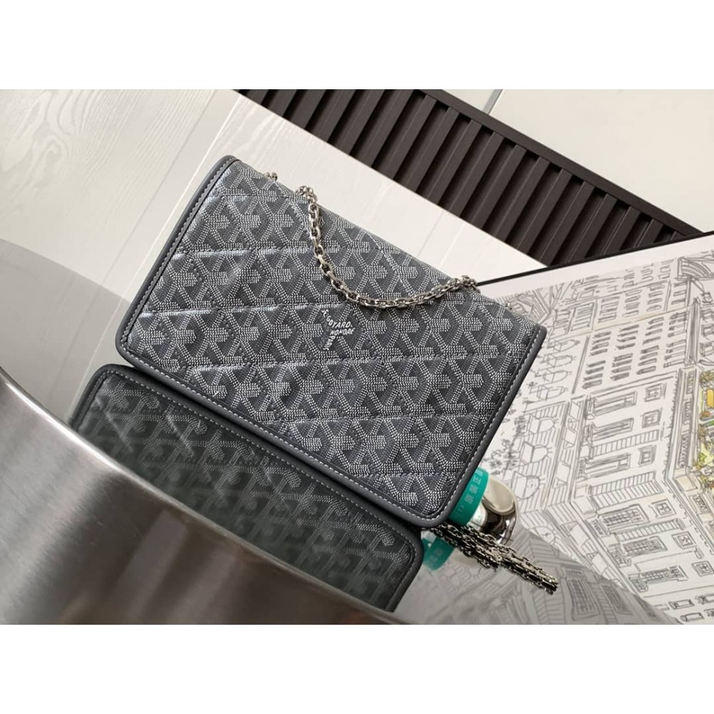 Goyard Alexandre III Bag Grey GOBS3275