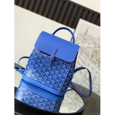 Goyard Alpin Mini Backpack Sky Blue GOBS3125