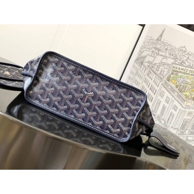 Goyard Anjou Mini Bag Navy Blue GOBS3184