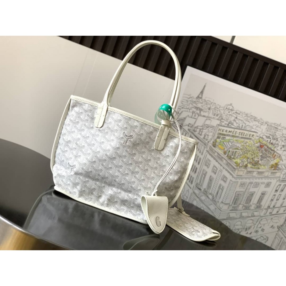 Goyard Anjou Mini Bag White GOBS3187