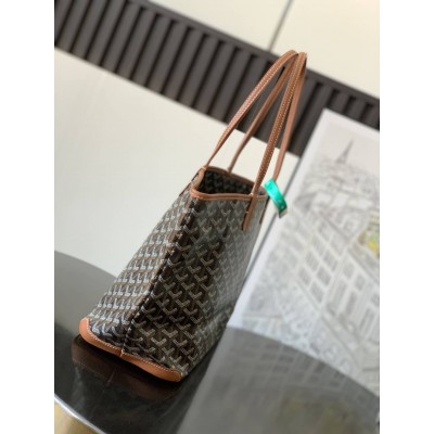 Goyard Artois PM Bag Black & Tan GOBS3333