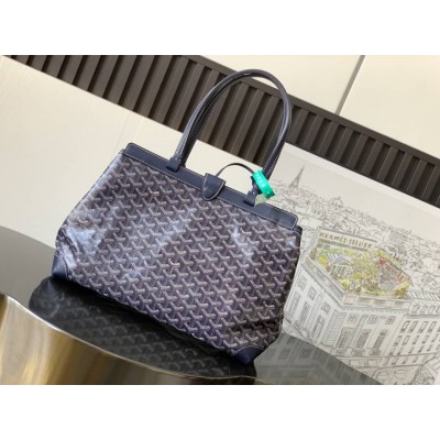 Goyard Bellechasse Biaude PM Bag Navy Blue GOBS3348