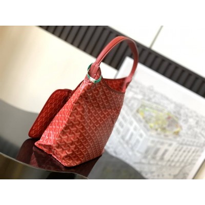 Goyard Boheme Hobo Bag Red GOBS3107