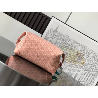 Goyard Bowling 25 Toiletry Bag Pink GOBS3369