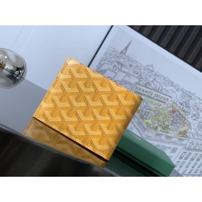 Goyard Card Wallet Yellow GOBS3483