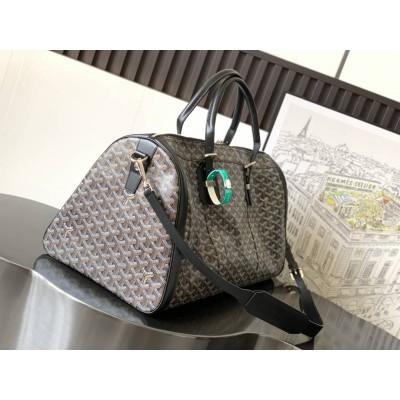 Goyard Croisiere 50 Duffle Bag Black GOBS3374