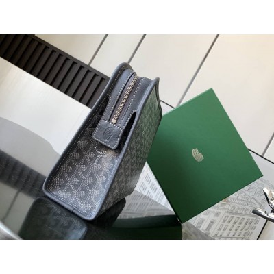 Goyard Jouvence GM Toiletry Bag Grey GOBS3404