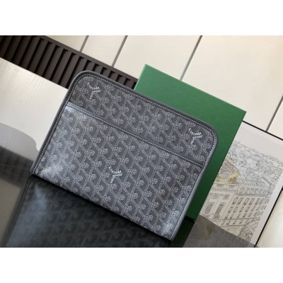 Goyard Jouvence MM Toiletry Bag Grey GOBS3413