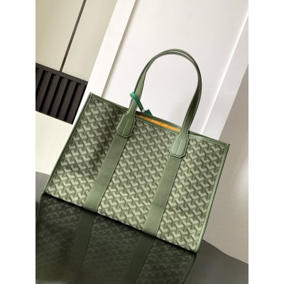 Goyard Khaki Villette Jacquard MM Tote Bag GOBS3026