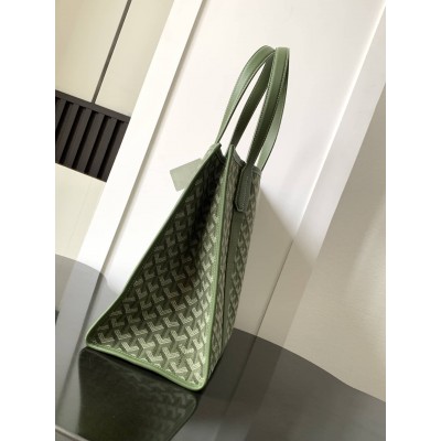 Goyard Khaki Villette Jacquard MM Tote Bag GOBS3026