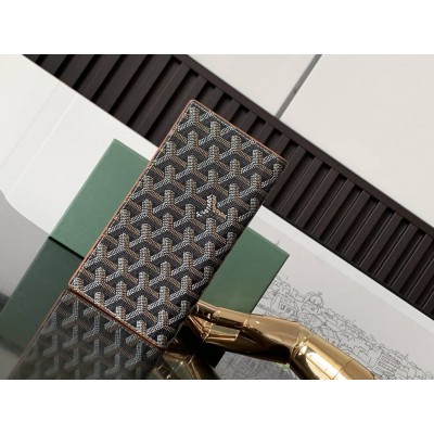 Goyard Long Wallet Black & Tan GOBS3485