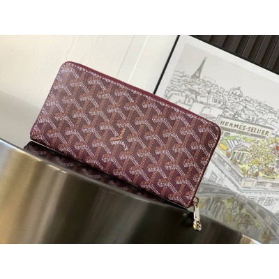 Goyard Matignon GM Wallet Burgundy GOBS3497