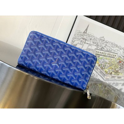 Goyard Matignon GM Wallet Sky Blue GOBS3503