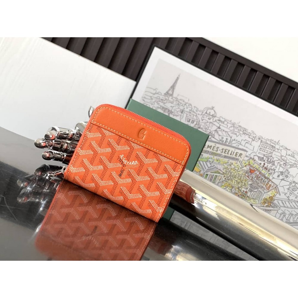 Goyard Matignon Mini Wallet Orange GOBS3197