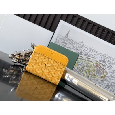 Goyard Matignon Mini Wallet Yellow GOBS3201