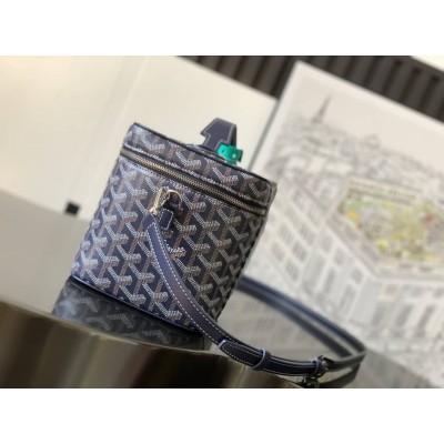 Goyard Muse Vanity Case Navy Blue GOBS3449