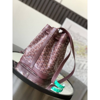 Goyard Petit Flot Bucket Bag Burgundy GOBS3284