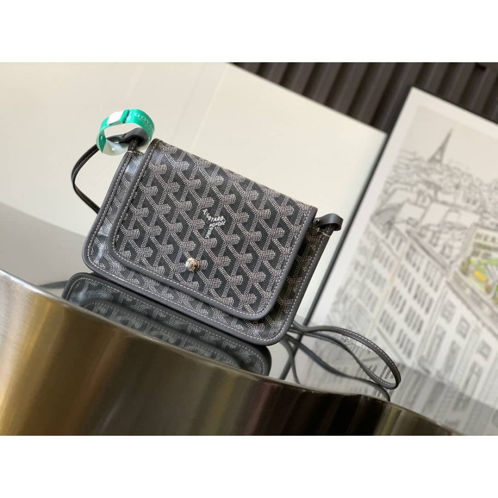 Goyard Plumet Pocket Wallet Grey GOBS3056