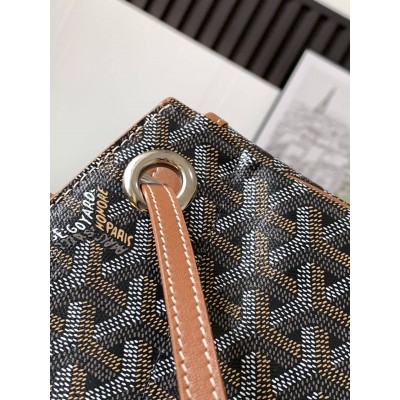 Goyard Rouette Souple Bag Black & Tan GOBS3293