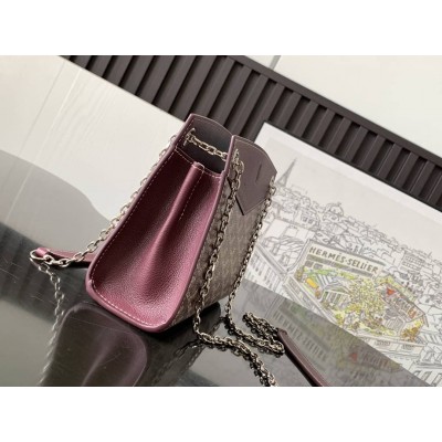 Goyard Rouette Structure PM Bag Burgundy GOBS3302