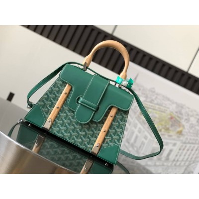 Goyard Saigon PM Bag Green GOBS3236