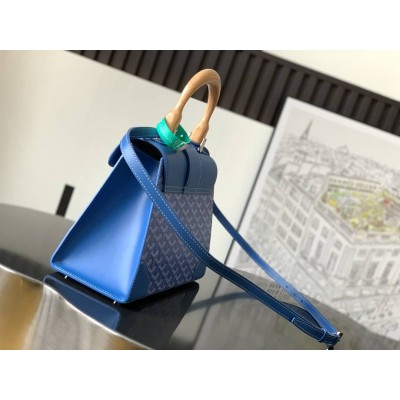 Goyard Saigon PM Bag Sky Blue GOBS3240