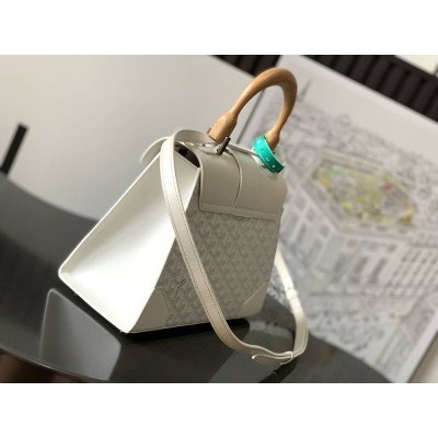 Goyard Saigon PM Bag White GOBS3241