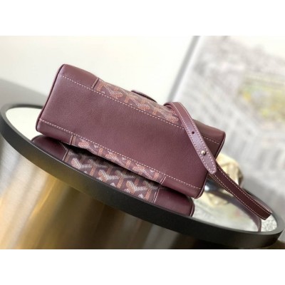 Goyard Saigon Souple Mini Bag Burgundy GOBS3137