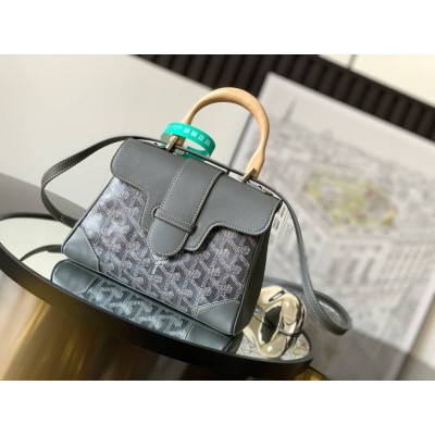 Goyard Saigon Souple Mini Bag Grey GOBS3139