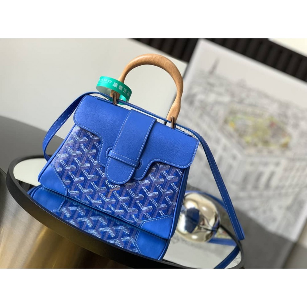 Goyard Saigon Souple Mini Bag Sky Blue GOBS3143