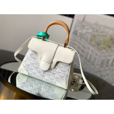 Goyard Saigon Souple Mini Bag White GOBS3145