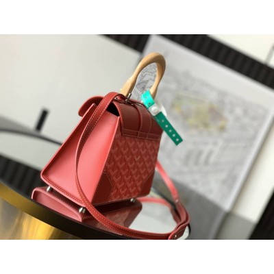 Goyard Saigon Structure Mini Bag Red GOBS3157