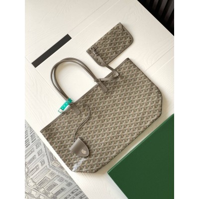 Goyard Saint Louis Goyardine Claire Voie PM Bag Khaki GOBS3255