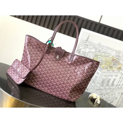 Goyard Saint Louis PM Bag Burgundy GOBS3260