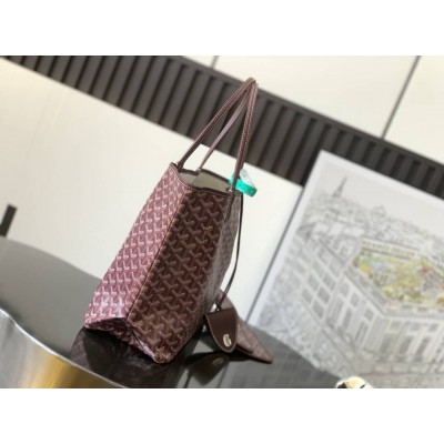 Goyard Saint Louis PM Bag Burgundy GOBS3260