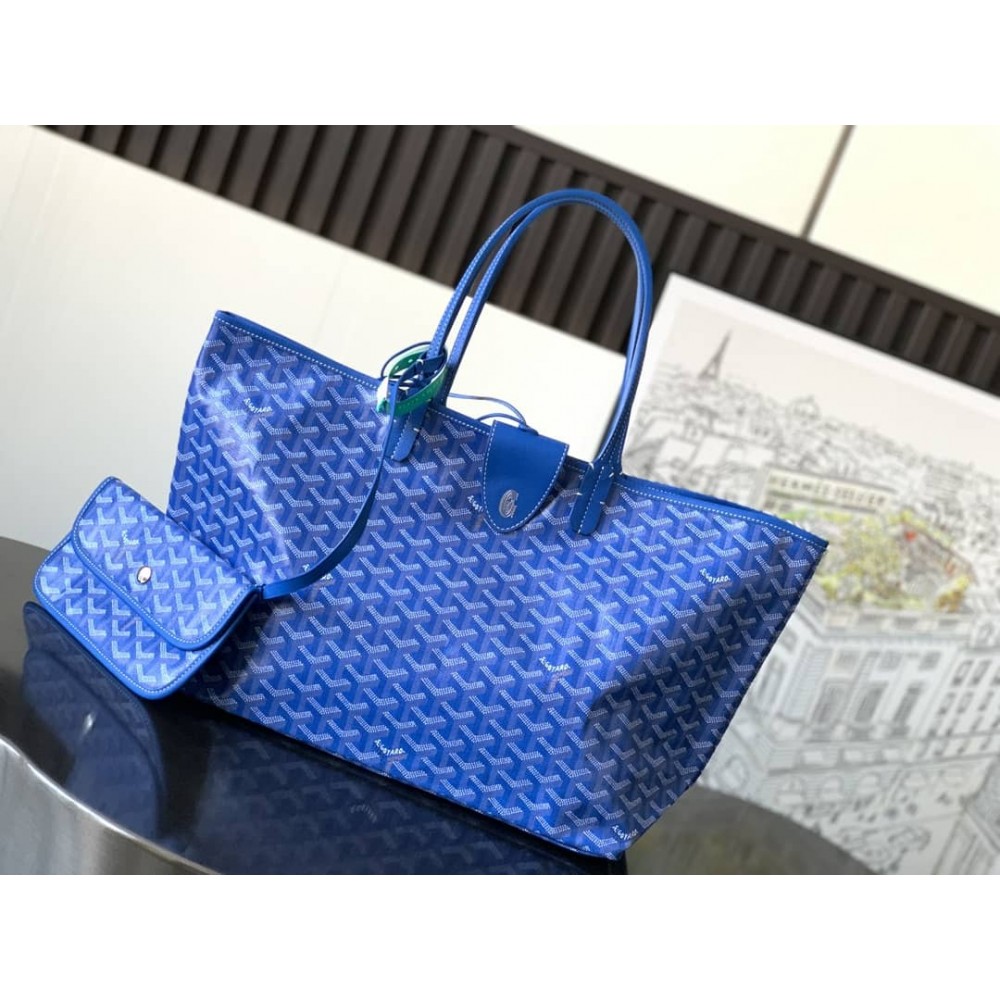 Goyard Saint Louis PM Bag Sky Blue GOBS3268