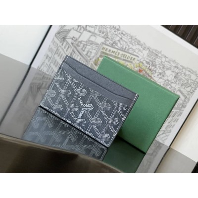 Goyard Saint-Sulpice Card Wallet Grey GOBS3521