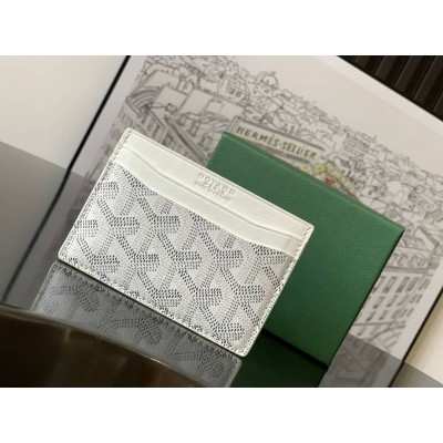 Goyard Saint-Sulpice Card Wallet White GOBS3526