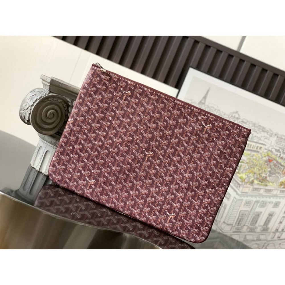 Goyard Senat GM Pouch Burgundy GOBS3215