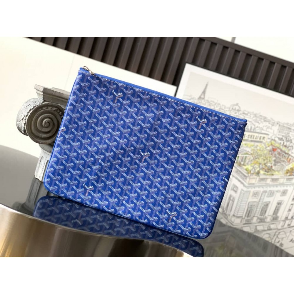 Goyard Senat GM Pouch Sky Blue GOBS3220