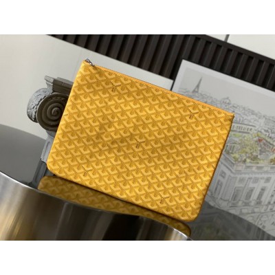 Goyard Senat GM Pouch Yellow GOBS3222