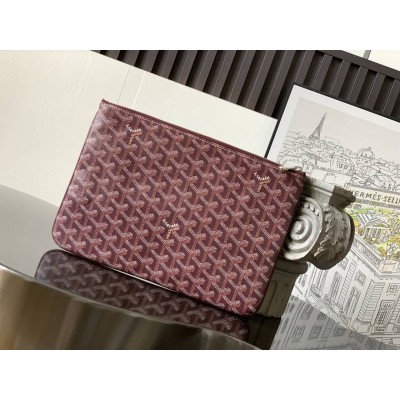 Goyard Senat MM Pouch Burgundy GOBS3224