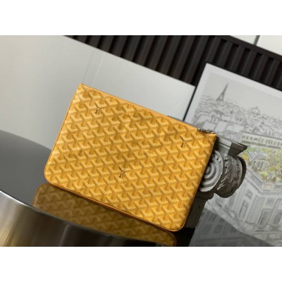 Goyard Senat MM Pouch Yellow GOBS3231