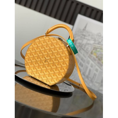 Goyard The Alto Hatbox Trunk Bag Yellow GOBS3443