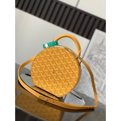 Goyard The Alto Hatbox Trunk Bag Yellow GOBS3443