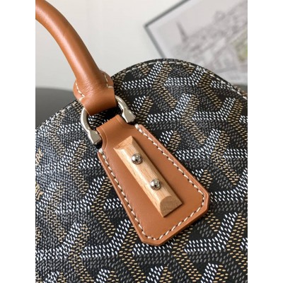 Goyard Vendome Mini Bag Black & Tan GOBS3129