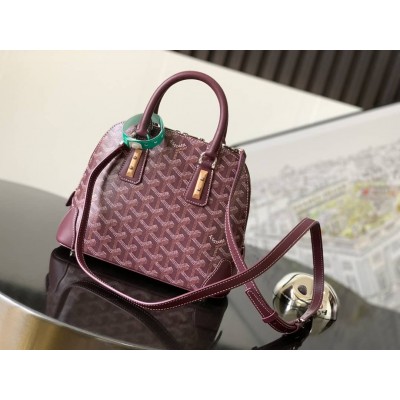 Goyard Vendome Mini Bag Burgundy GOBS3130