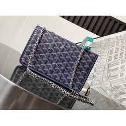 Goyard Alexandre III Bag Navy Blue GOBS3276