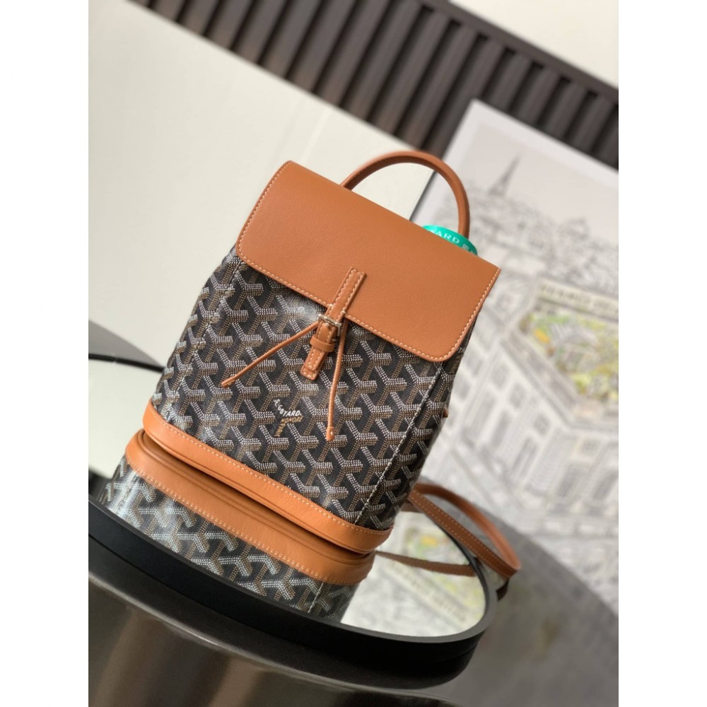 Goyard Alpin Mini Backpack Black & Tan GOBS3119