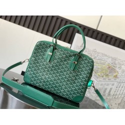 Goyard Ambassade PM Document Case Green GOBS3018